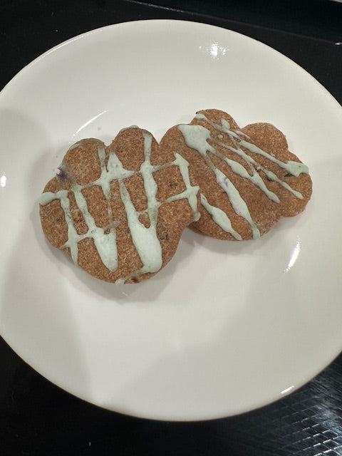 Blueberry Frosted Peanut Butter Buddies